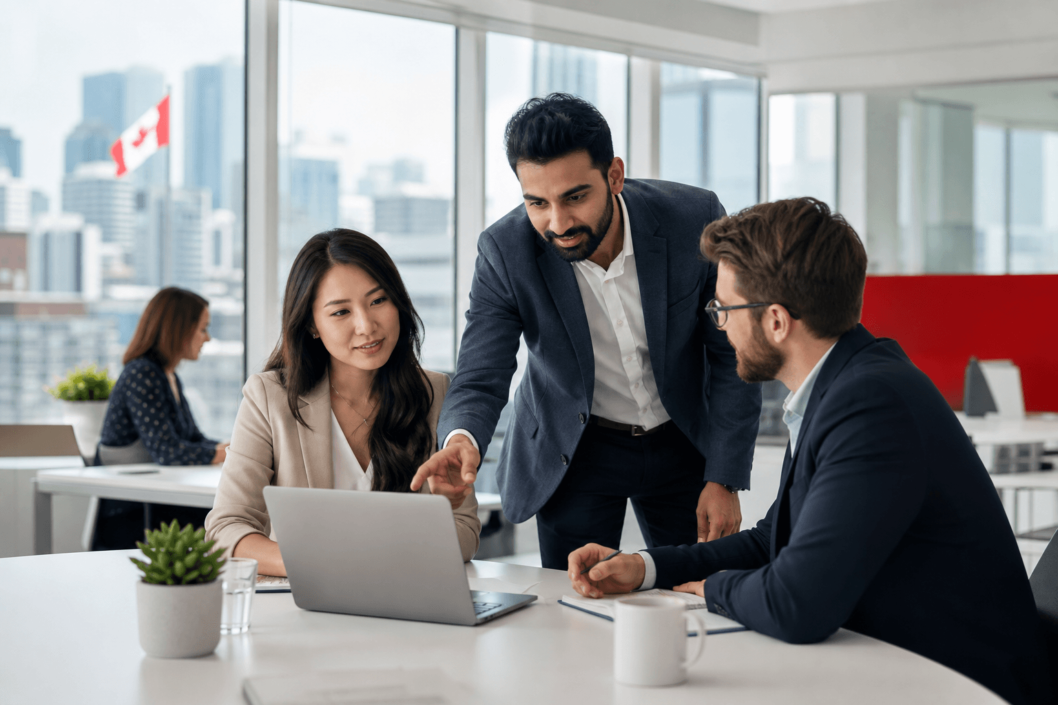 Professional preparing to work in Canada